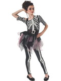 Ruby Slipper Sales R610027 Skelee Ballerina Costume Child - S