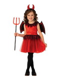 Ruby Slipper Sales R700918 Devil Girl Costume for Kids - L