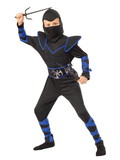 Ruby Slipper Sales 405196 Blue Ninja Costume for Kids - L