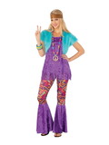 Ruby Slipper Sales R701089 Happy Hippie Ladies Costume - L