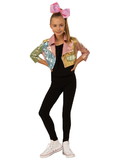 Ruby Slipper Sales R701098 Jojo Siwa Jojo Biker Mania Jacket Multi Girls Costume - L