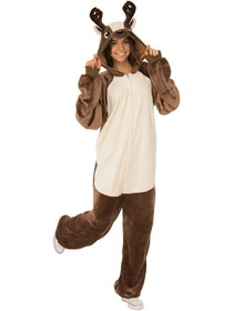 Ruby Slipper Sales R701132 Winter Reindeer Comfy Wear Adult Costume - LXL