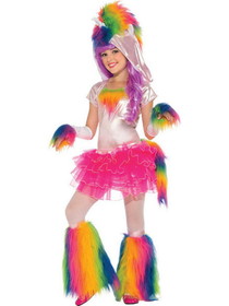 Ruby Slipper Sales R886609 Rainbow Unicorn Kids Costume - M