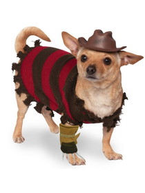 Ruby Slipper Sales R580052 Pet Freddy Krueger Costume - XL