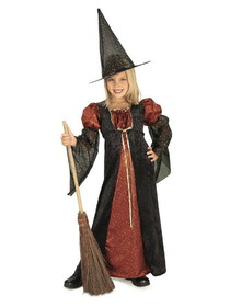 Ruby Slipper Sales R881122 Glitter Witch Kids Costume - S