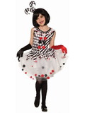 Ruby Slipper Sales 406684 Harlequin Clown Costume for Kids - M