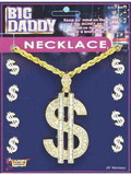 Ruby Slipper Sales  F56673  Big Daddy Dollar Sign Necklace Accessory, OS