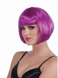 Ruby Slipper Sales F68227 Neon Purple Bob Wig - OS