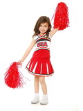Ruby Slipper Sales CH00557 USA Girl Cheerleader Costume - XS
