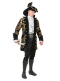 Ruby Slipper Sales CH02494GD Royal Pirate Captain Jacket - XS