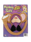 Ruby Slipper Sales F61732 Animal Costume Set With Sound - Monkey - OS
