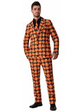 Ruby Slipper Sales F75525 Pumpkin Suit and Tie Adult Costume - L