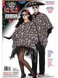 Ruby Slipper Sales F77145 Serape for Day of the Dead Costume - OS