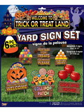 Ruby Slipper Sales F83326 Lawn Sign Set - Trick or Treat Land - OS