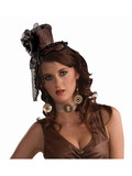 Ruby Slipper Sales F66209 Brown Steampunk Headband Hat - OS