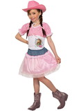 Ruby Slipper Sales F84511 Child Pink Cowgirl Costume - S