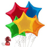 BBKITSTAR14 Rainbow Star Balloon Bouquet Kit - NS