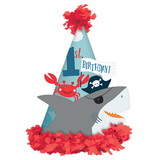 Amscan BB140143 Ahoy Birthday Paper Cone Hat (6)
