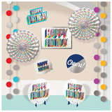 Amscan BB140269 Here's to Your Birthday Room Decorating Kit