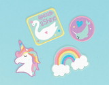 Amscan BB140359 Magical Rainbow Birthday Embroidered Patches (4)