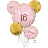 Mayflower Distributing PY140112 Sixteen Blush Balloon Bouquet - NS