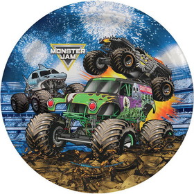 Birth5000 PY140130 Monster Jam Grave Digger Party Dinner Plates (8)