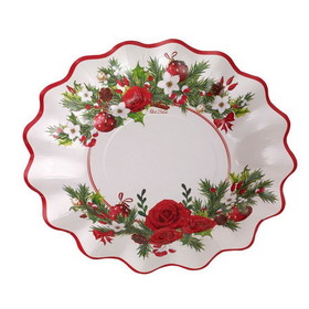 Ruby Slipper Sales PY140732 Festive Shaped 10.5" Lunch Plate (8) - NS