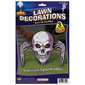 Ruby Slipper Sales PY141738 Skeleton Lawn Decoration (3pcs) - NS