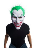 Ruby Slipper Sales R201292 DC Comics: Joker Clown Mask with Hair - NS