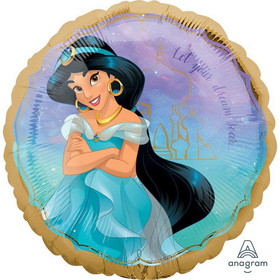 Mayflower Distributing  PY152576  Once Upon a Time Jasmine 17" Foil Balloon, NS