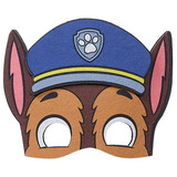 Amscan PY162271 Paw Patrol Adventures Chase Felt Mask - NS