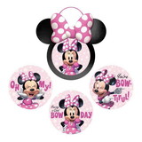 Amscan PY162344 Minnie Mouse Forever Wall Frame and Cutout Decorat