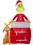 Gemmy Industiries GE116740 The Grinch & Max Chimney Airblown Inflatable - NS
