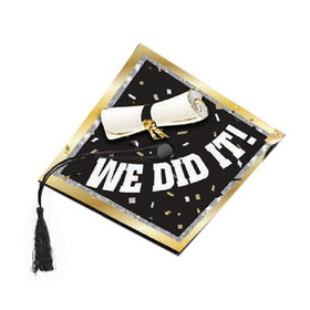 Ruby Slipper Sales PY162439 Graduation Cap Cover "We Did It" - NS