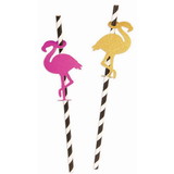 Ruby Slipper Sales PY162510 Flamingo Straws - NS