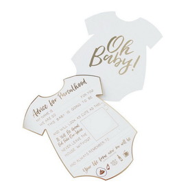 Ginger Ray PY163224 Oh Baby! Advice Cards