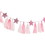Ginger Ray PY163237 Pink Tassel & Glitter Star Garland
