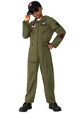 Ruby Slipper Sales R702102 Top Gun Maverick Movie: Top Gun Unisex Deluxe Child Costume - L