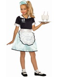 Ruby Slipper Sales F85531 Girl's 50's Diner Waitress Costume