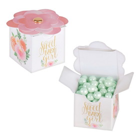Amscan PY163859 Floral Baby Favor Boxes (8) - NS