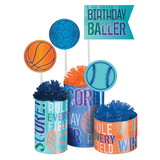 Amscan 644353 Birthday Baller Table Decoration Kit - NS