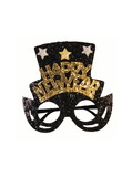 Ruby Slipper Sales F78902 New Years Glasses with Top Hat