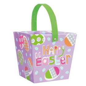 Unique Industries PY167005 Easter Paper Board Bucket (1) - NS
