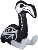 Gemmy Industiries GE223151 Skeleton Flamingo Halloween Inflatable Airblown Decor - NS