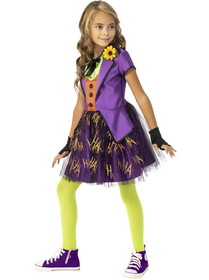 Ruby Slipper Sales R702874 DC Super Villains: Joker Girl Costume - S