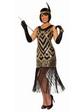 Ruby Slipper Sales F85831 Women's Adult Art Deco Flapper Costume - XSSM