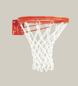 Bison BA37N Front Mount Double-Rim Basketball Goal with No-Tie Netlocks