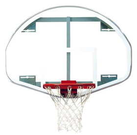 Bison BA44XL 39&#8243; x 54&#8243; Extended Life Competition Fan-Shaped Glass Backboard