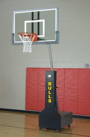 Bison BA833XL Club Court Super Glass Portable Adjustable Basketball System