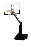 Bison Super Glass Max Portable Adjustable Basketball System